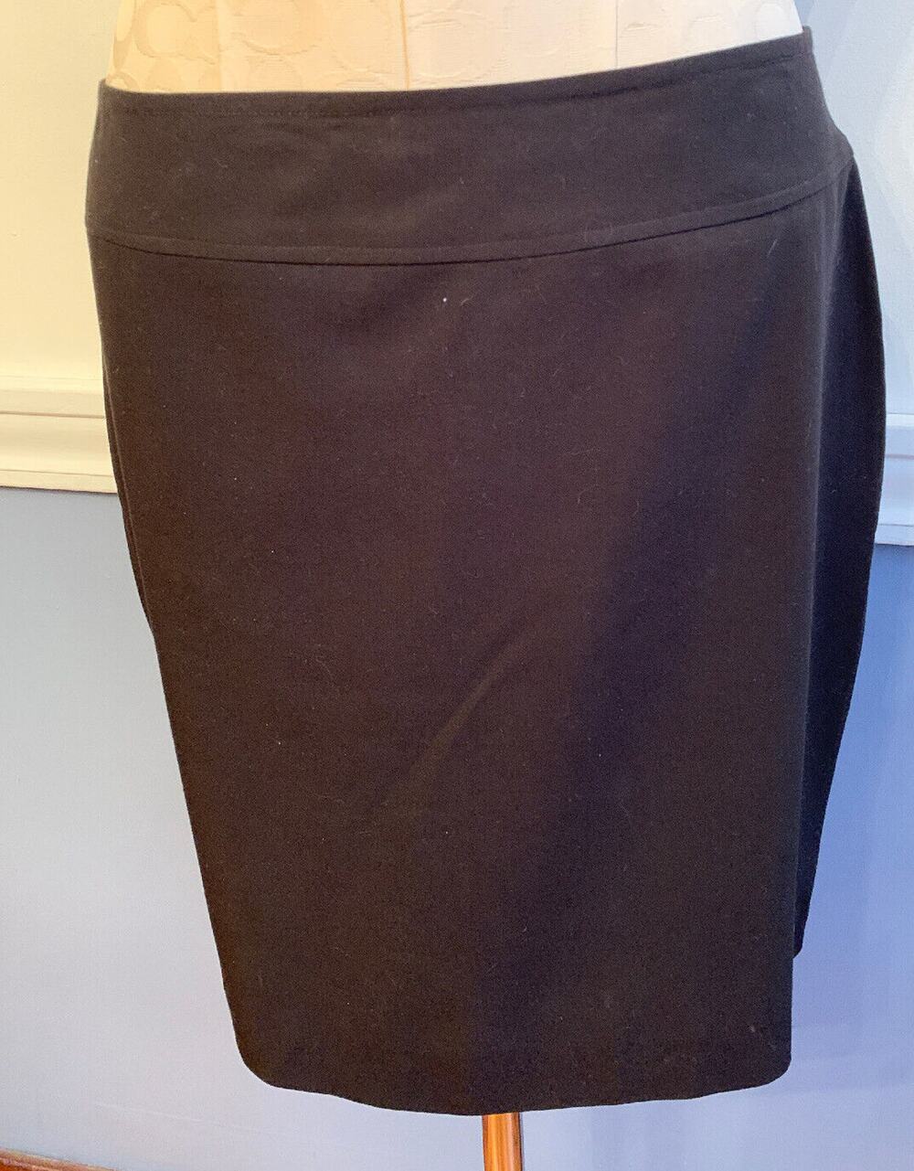 Size‎ 10P Worthington Petites Works Stretch Separates Petite Black Suit Skirt